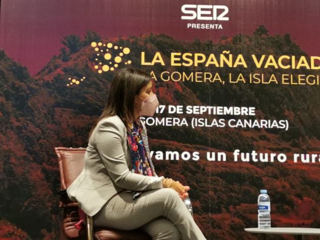 Yaiza Castilla, consejera de Turismo, Industria y Comercio del Gobierno de Canarias y miembro de la Agrupación Socialista Gomera (ASG).