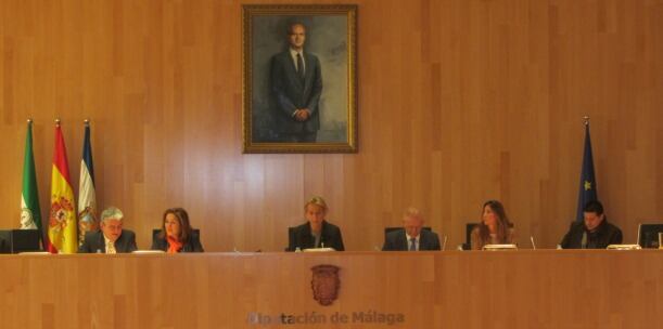 Pleno extraordinario celebrado este miércoles en la Diputación de Málaga
