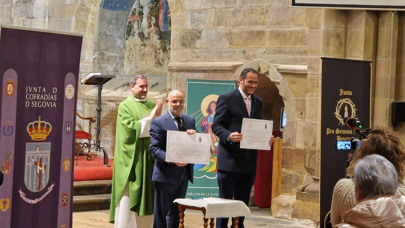 Imágenes en el acto de hermanamiento en Benavente