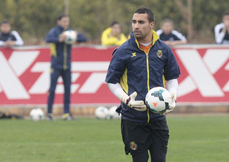 Sergio Asenjo con el Villarreal