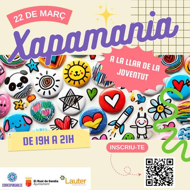 Taller de 'Xapamania' en el Real de Gandia