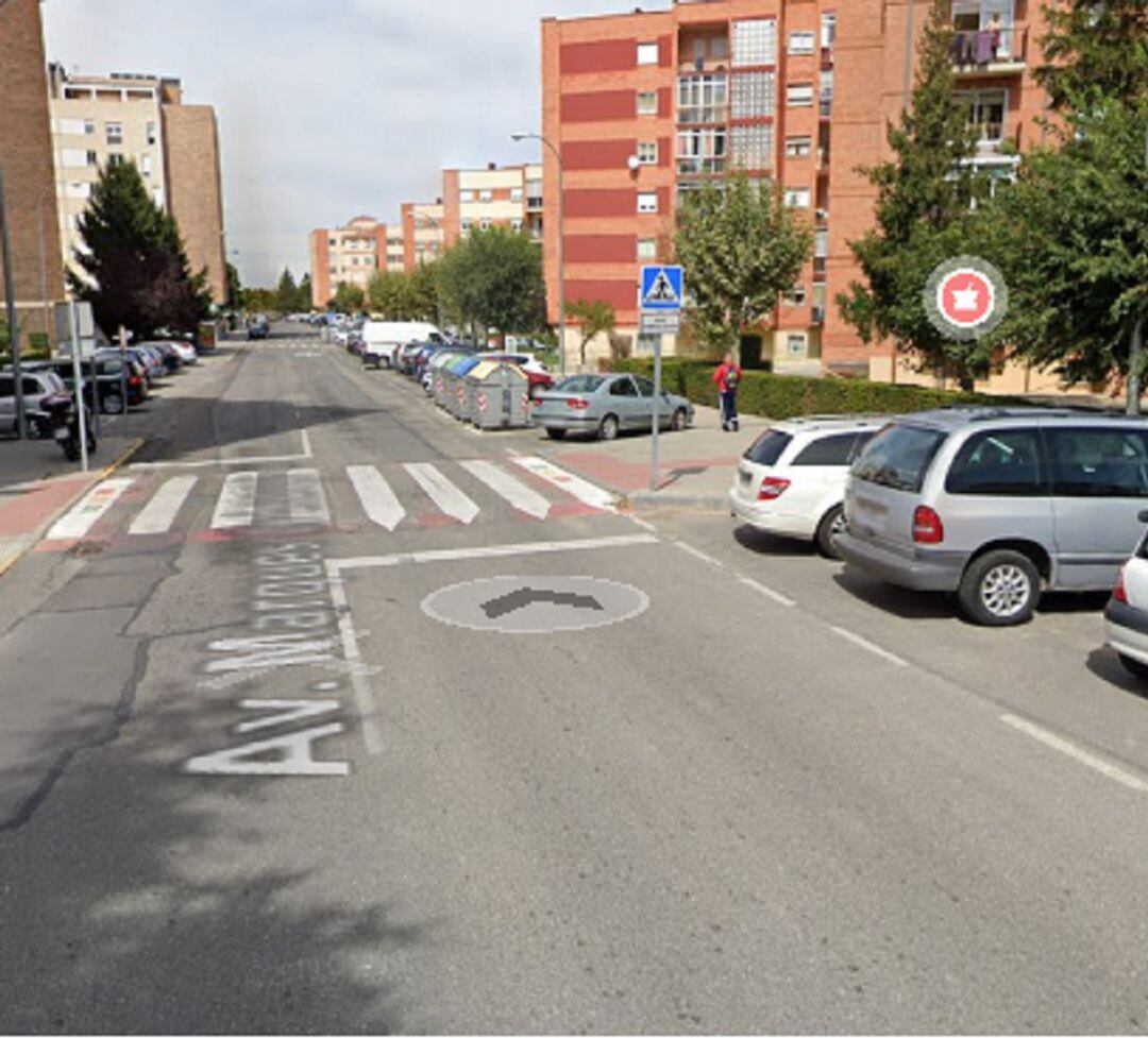 Calle Marqués de Lozoya en el barrio de La Albuera