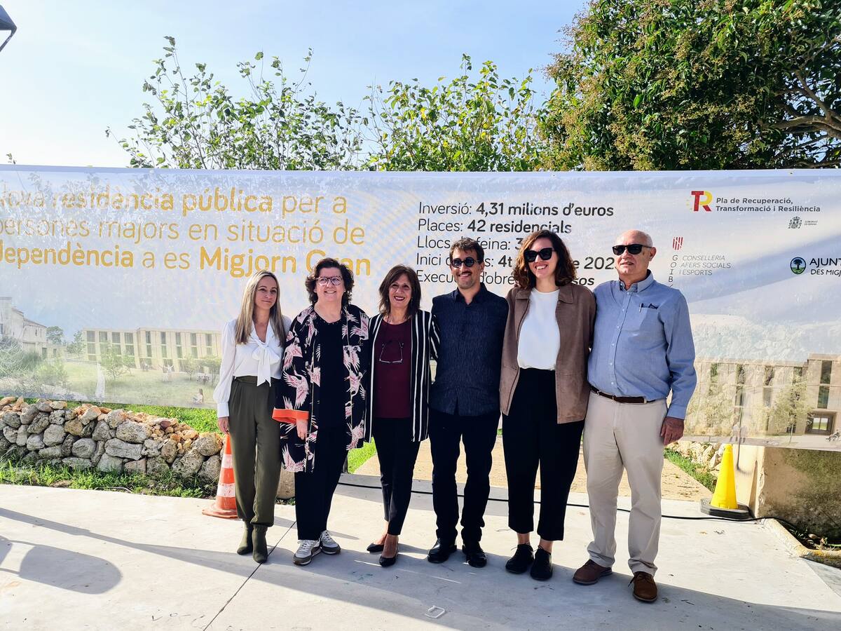 Comencen les obres per construir nova residència des Migjorn Gran