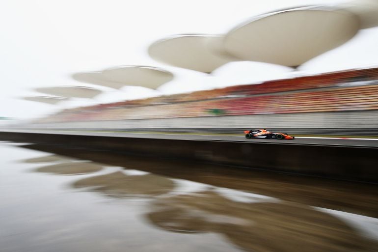 Fernando Alonso rueda en China