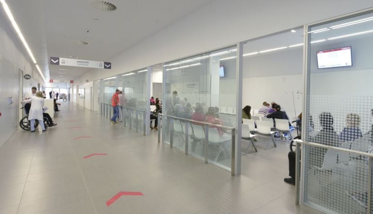 Sala de espera de Urgencias en el CHN