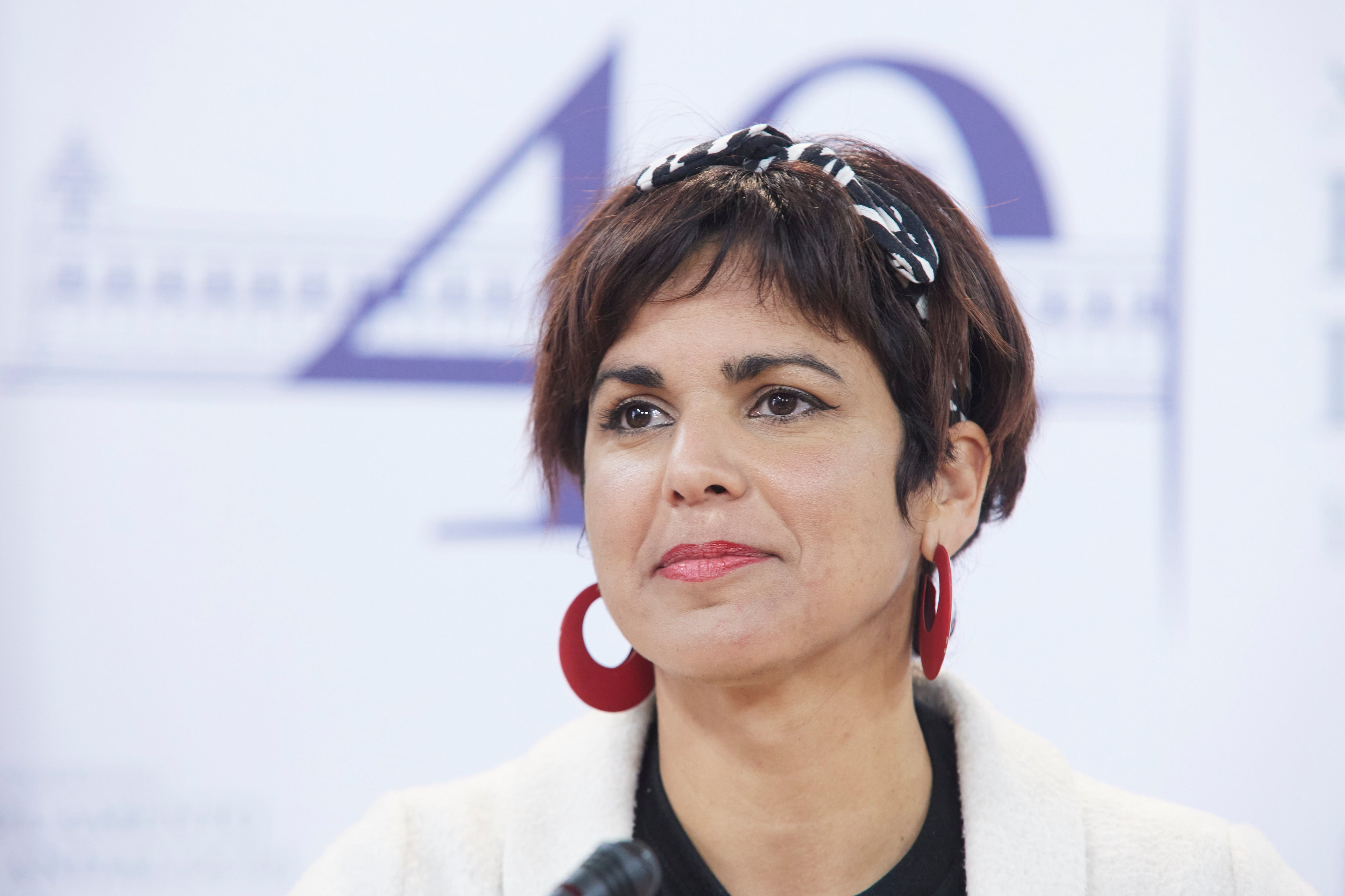 La candidata de Adelante Andalucía a la Presidencia de la Junta, Teresa Rodríguez