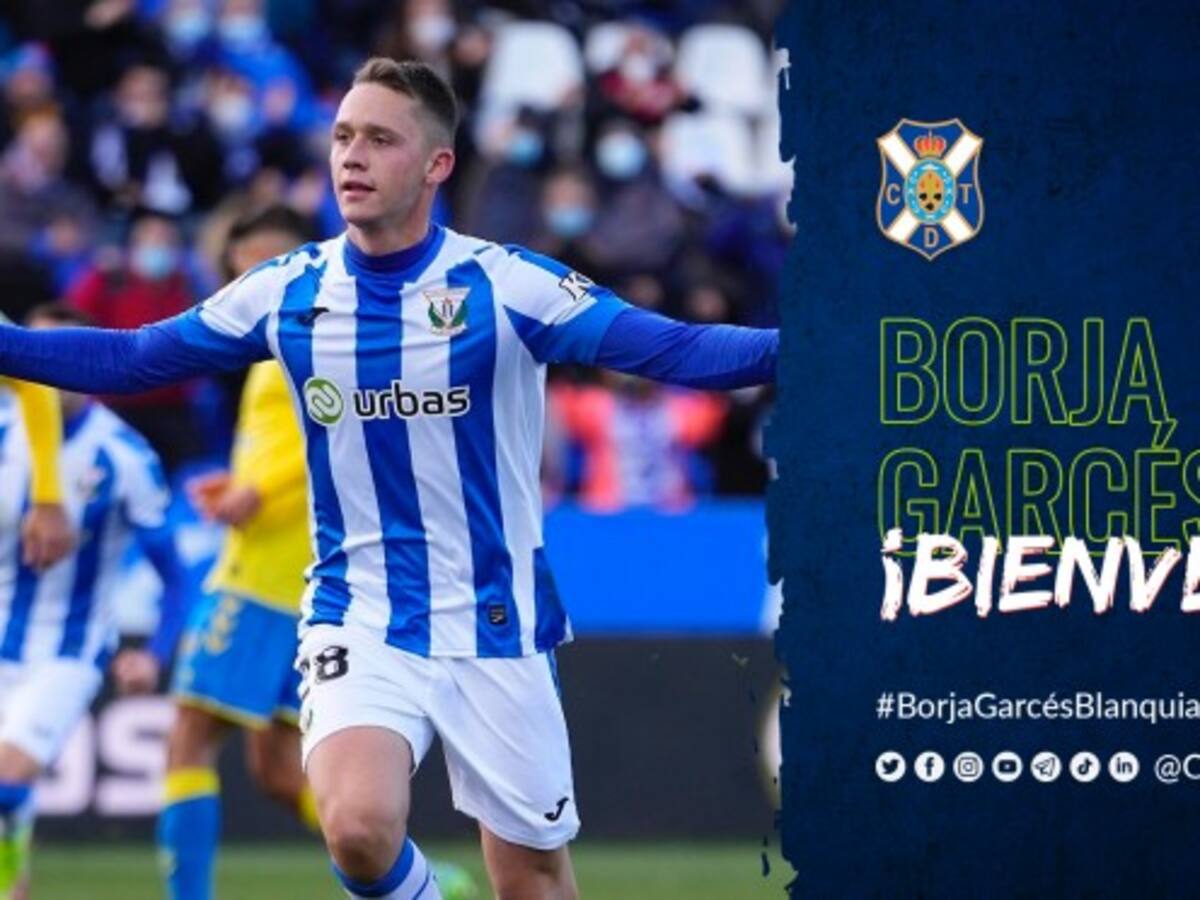 El CD Tenerife confirma oficialmente a Borja Garcés como su cuarto fichaje