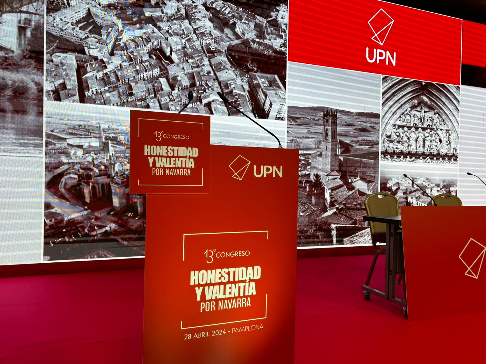 13º Congreso de Unión del Pueblo Navarro (UPN) celebrado este domingo en Pamplona.