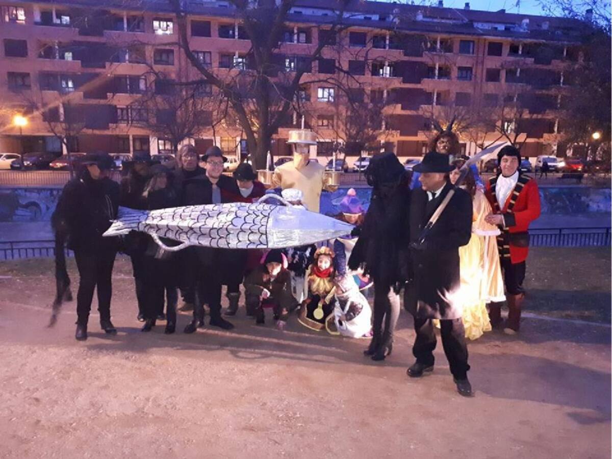 Preparando el disfraz