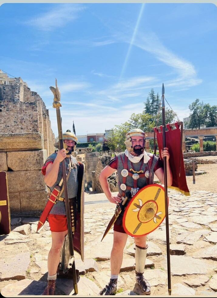 Extras en el Anfiteatro Romano