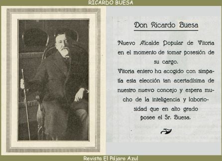 Ricardo Buesa cuando fue alcalde