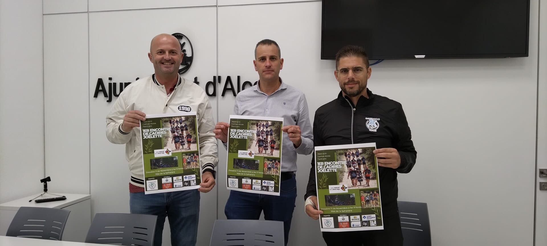 Presentación I encuentro de sillas Joêlette en Alcoy organizado por Fent Camí