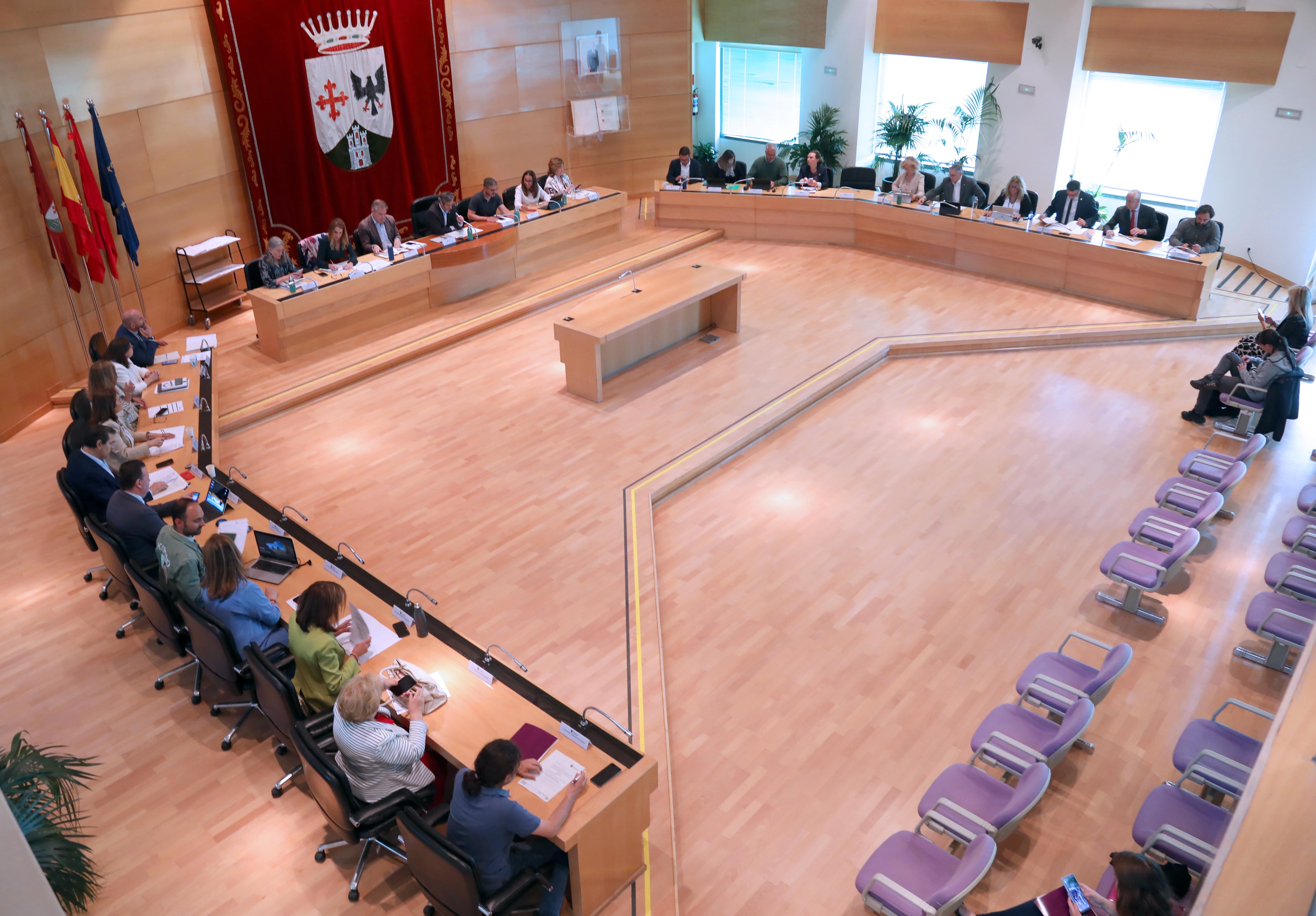 Pleno municipal ordinario de mayo de 2023 en el Ayuntamiento de Alcobendas