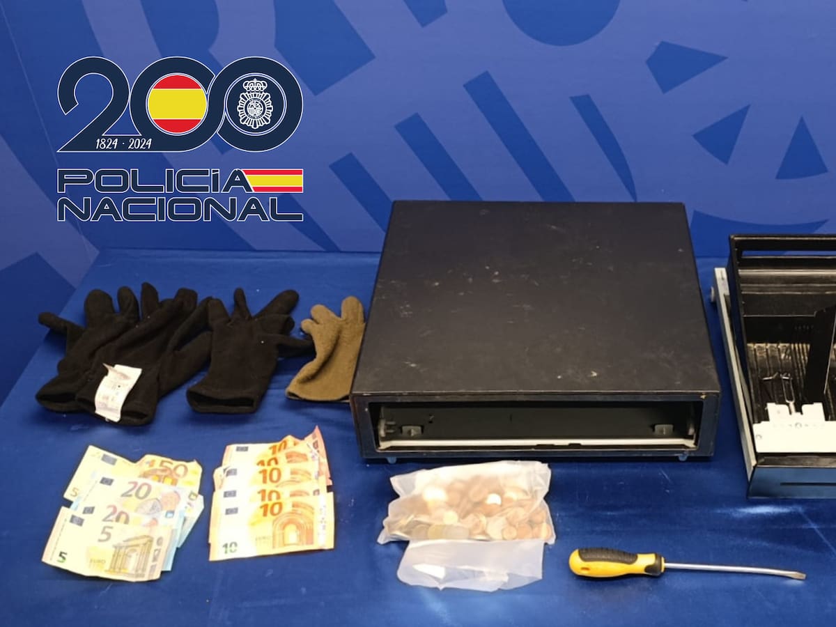 Detenidos tras robar la caja registradora de un bar de Logroño