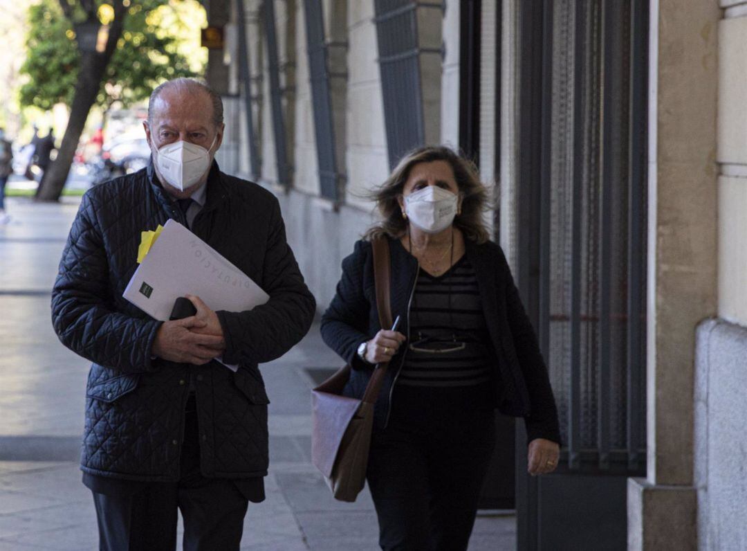 Fernando Rodríguez Villalobos en los juzgados de Sevilla