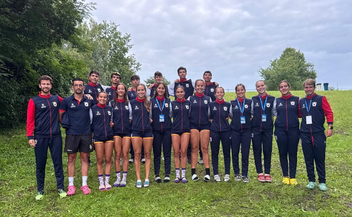 El equipo andaluz en Linz, Austria.