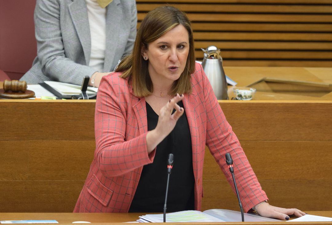 María José Catalá, síndica de PP en Les Corts en su intervención en la Diputación Permanente