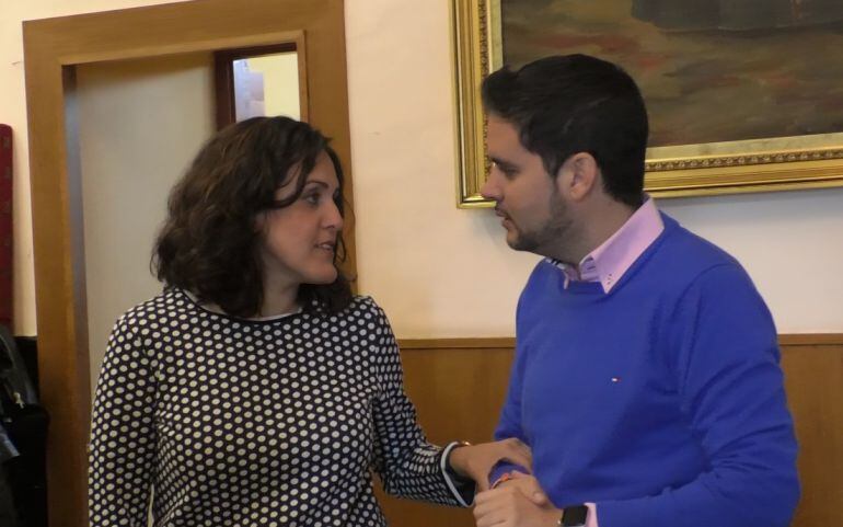 Eva Crisol y David Caballero