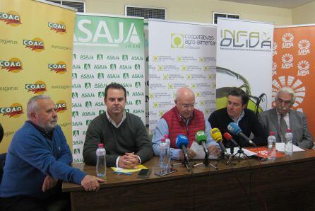 Rueda de prensa de las organizaciones agrarias