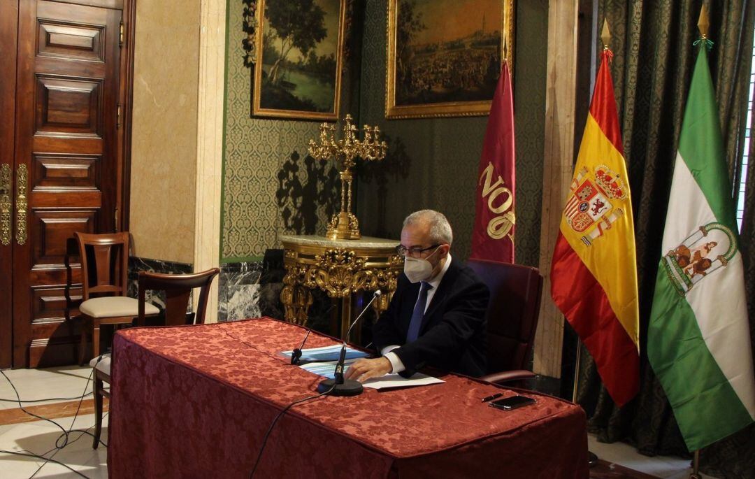 Imagen de archivo de Juan Manuel Flores en el Ayuntamiento