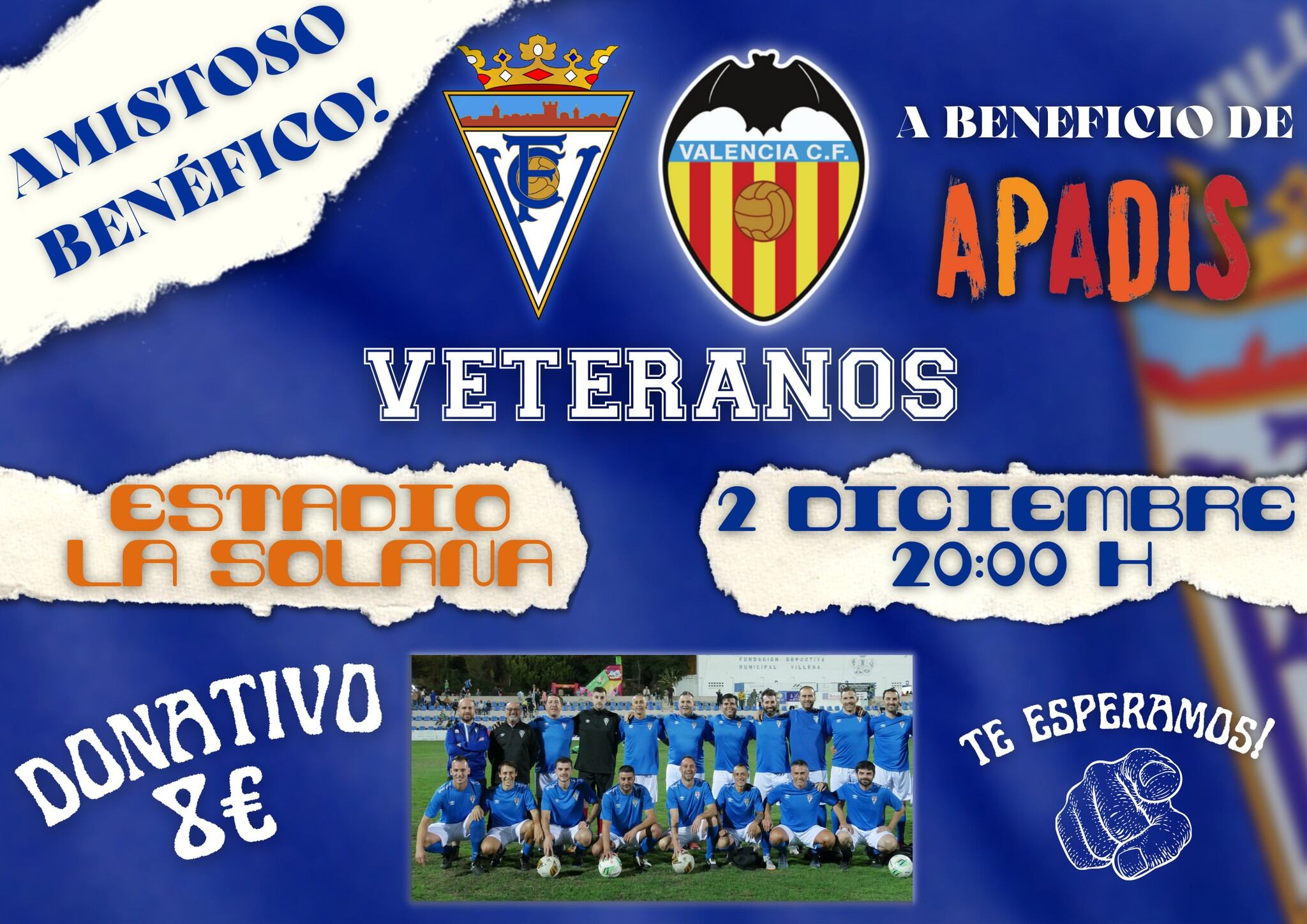 Cartel del partido