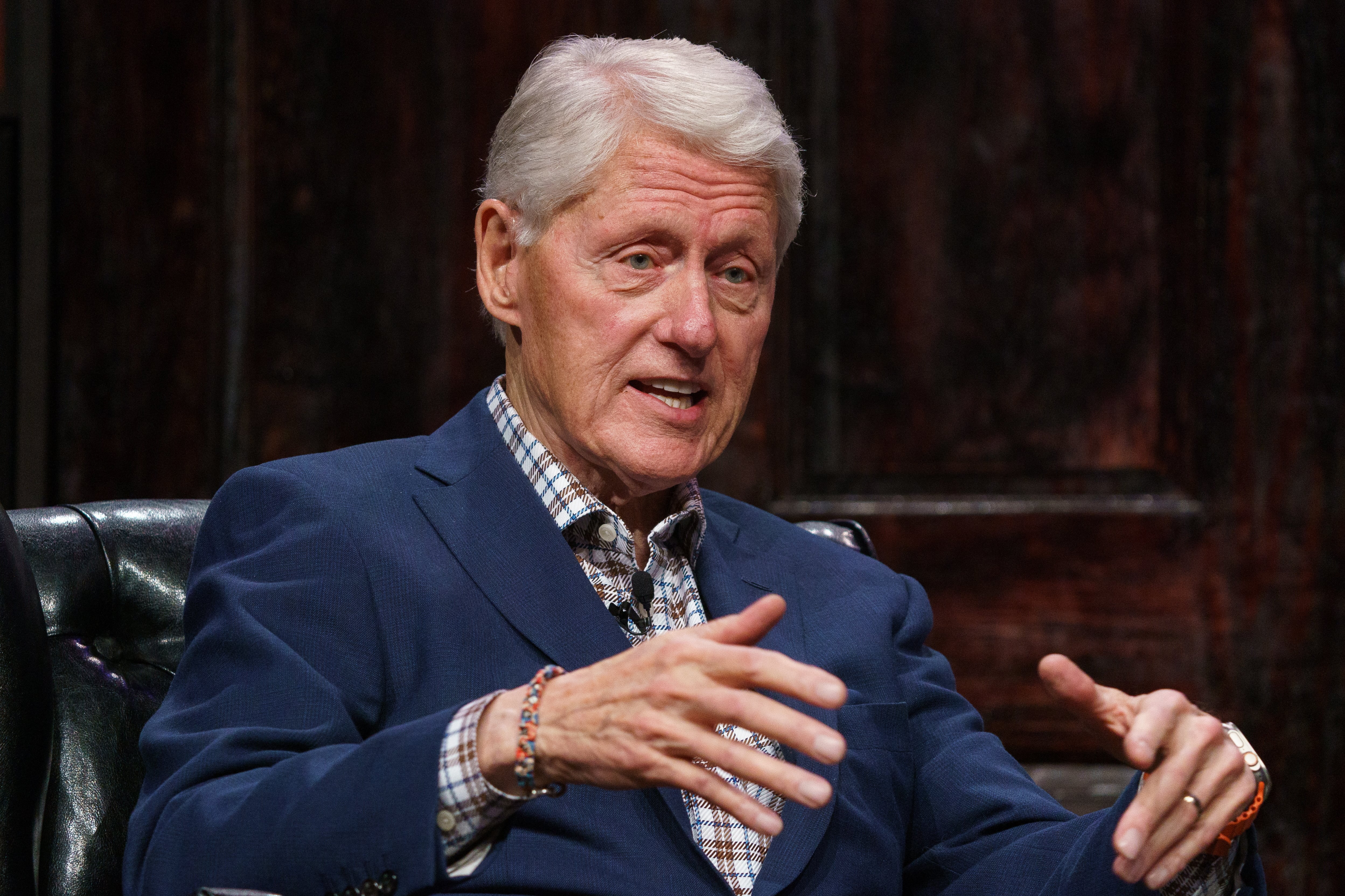 El expresidente estadounidense Bill Clinton hablando durante un evento en Washington (Estados Unidos).