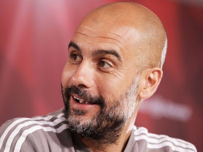 Guardiola, en la rueda de prensa previa al partido de este fin de semana en la Bundesliga