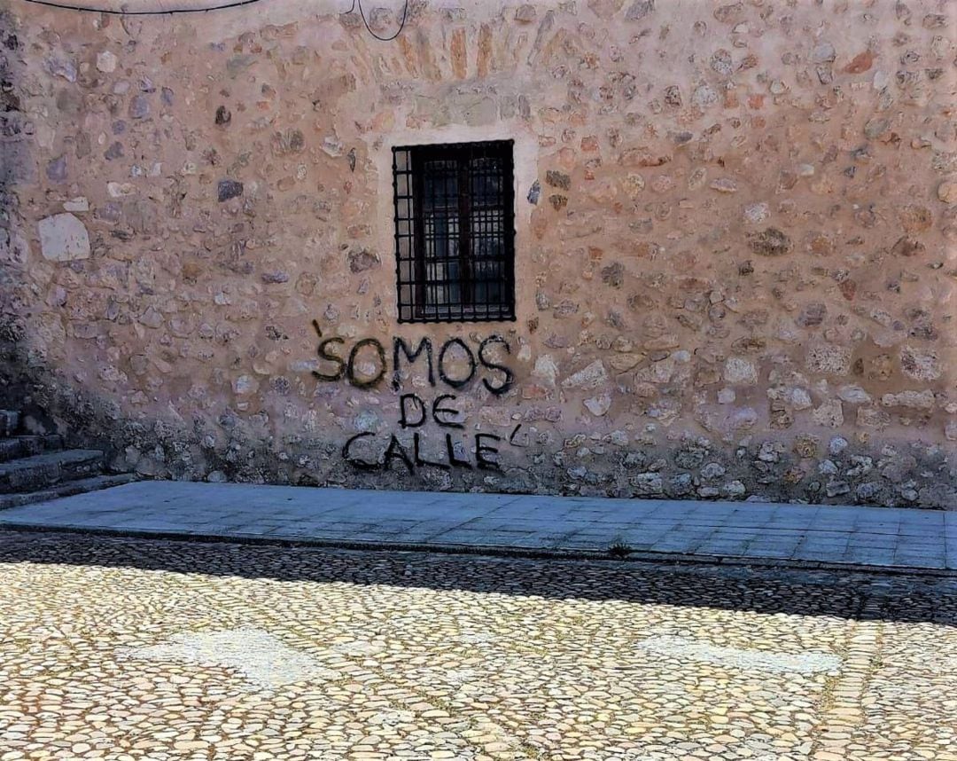 Pintada en el Colegio de los Jesuitas