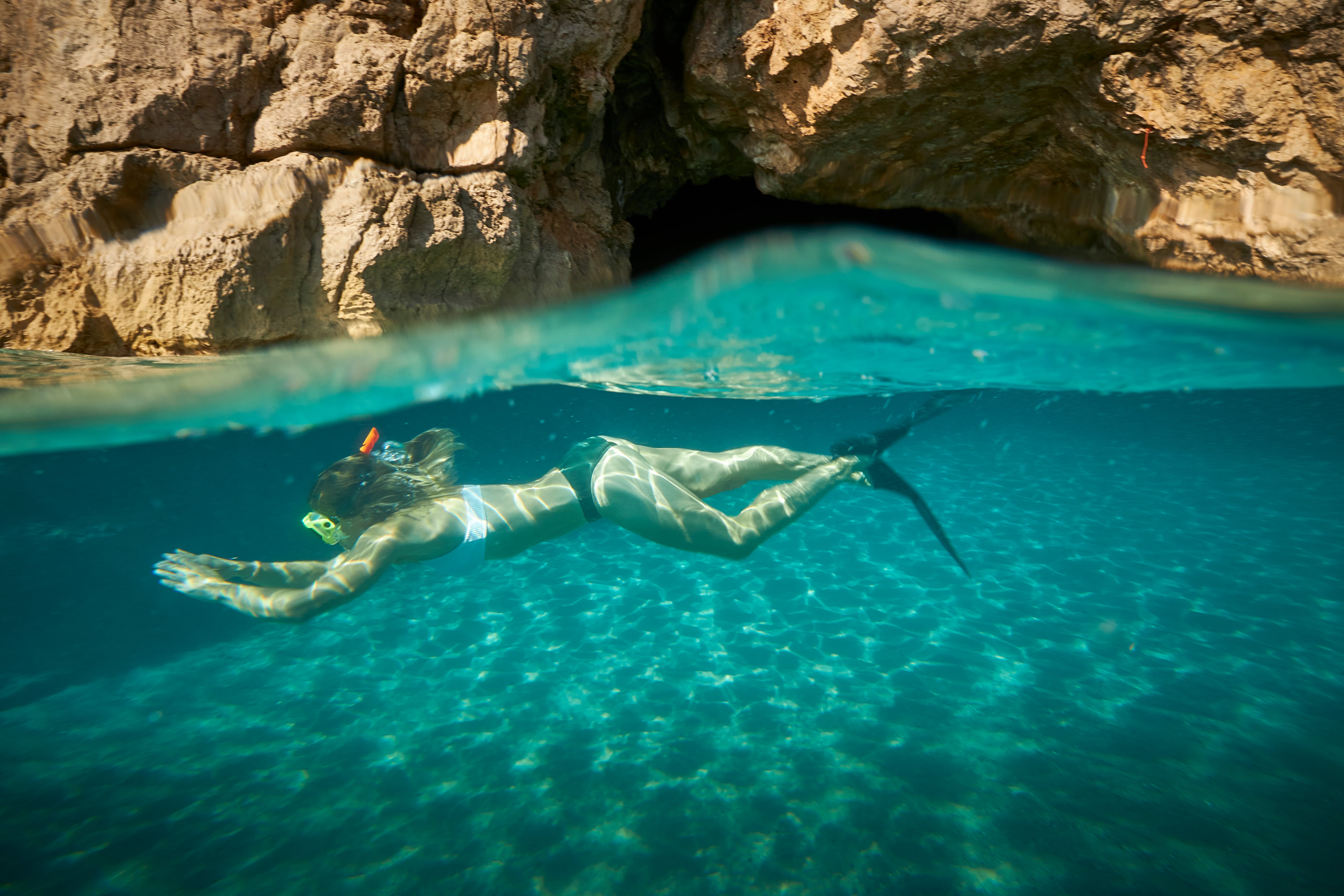 Hay zonas ideales para practicar snorkel