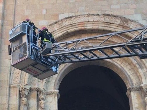 Posible desprendimiento en la Iglesia de San Martín