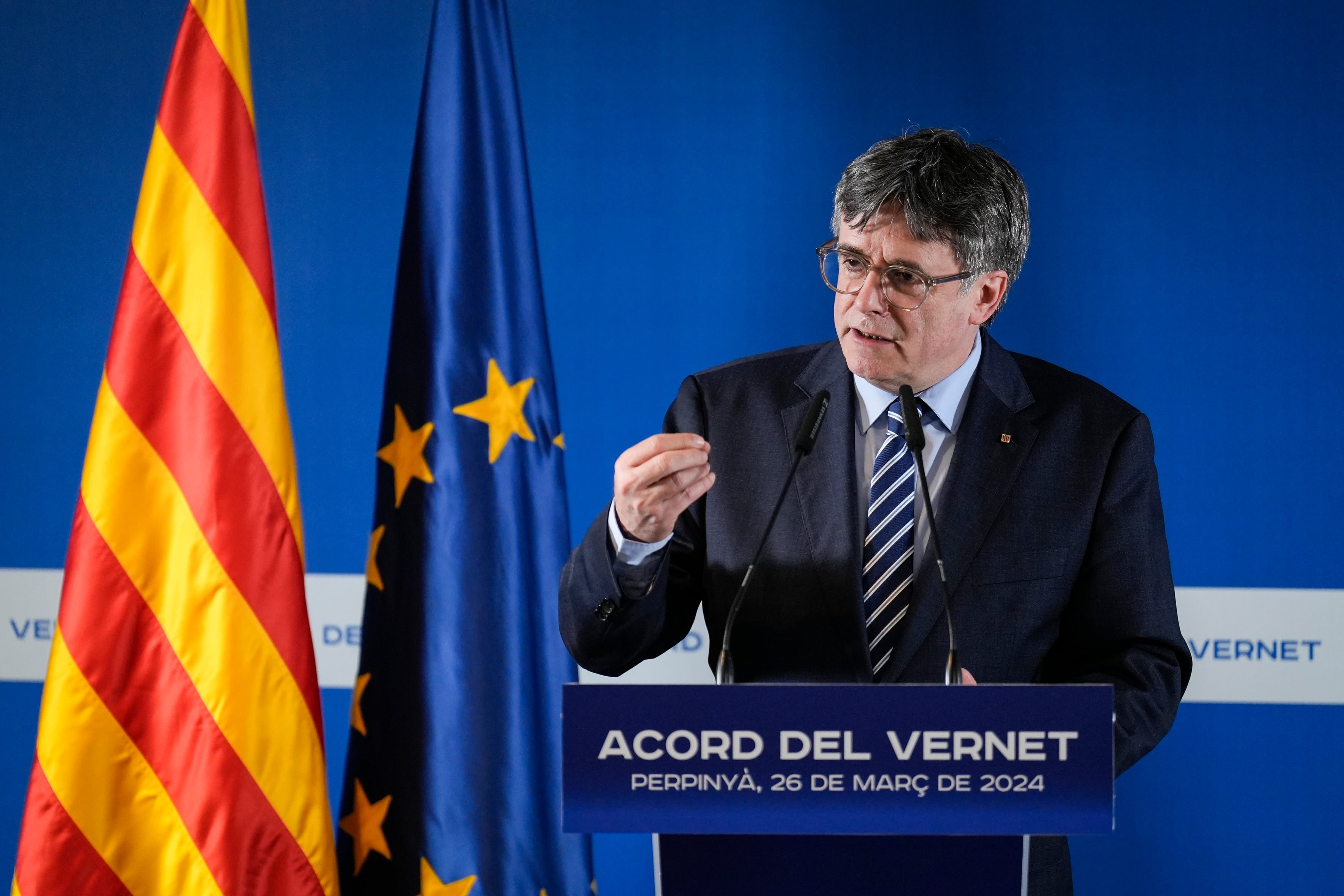 El expresidente de la Generalitat Carles Puigdemont