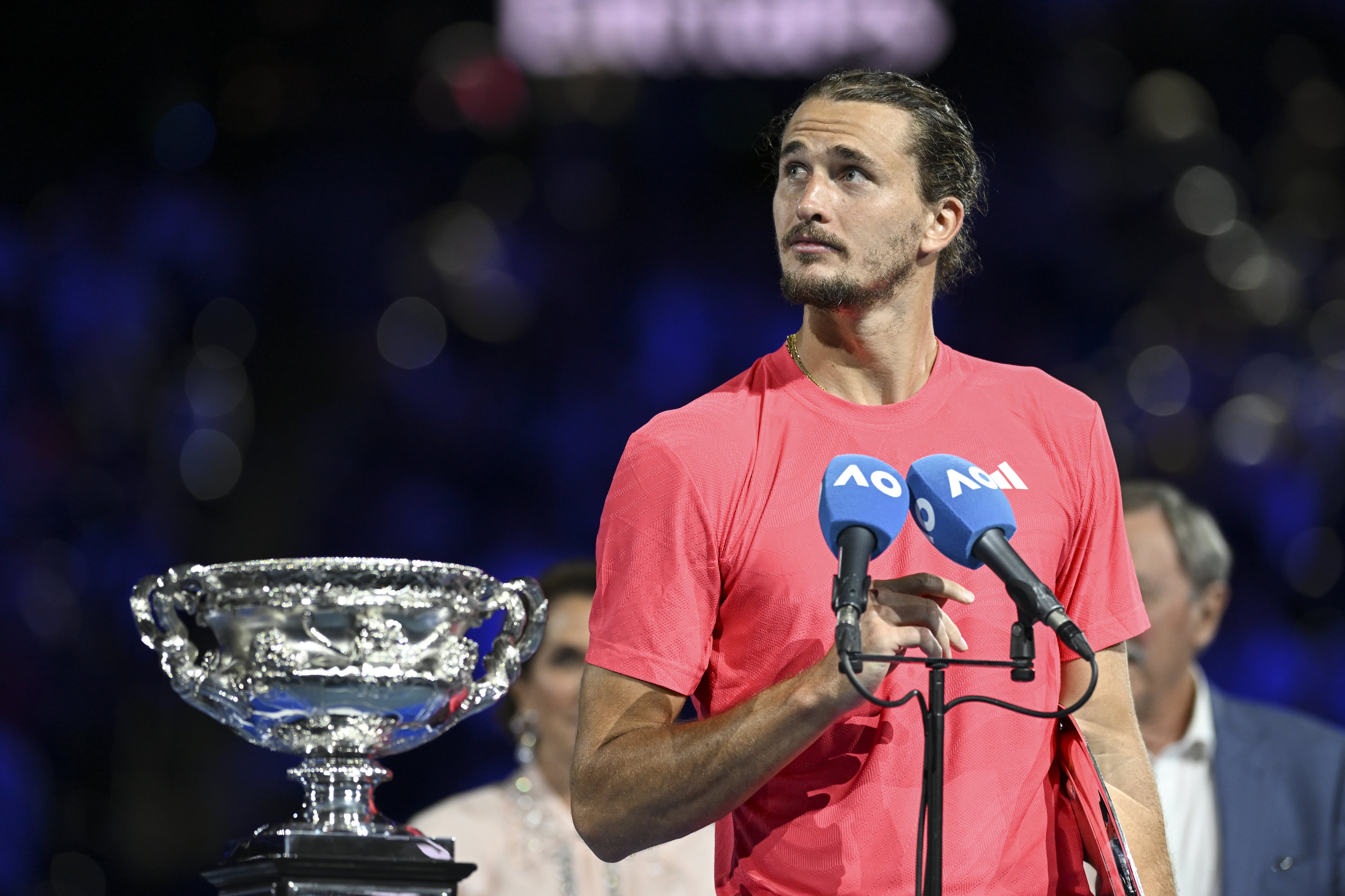 Alexander Zverev, tras perder la final del Open de Australia ante Jannik Sinner