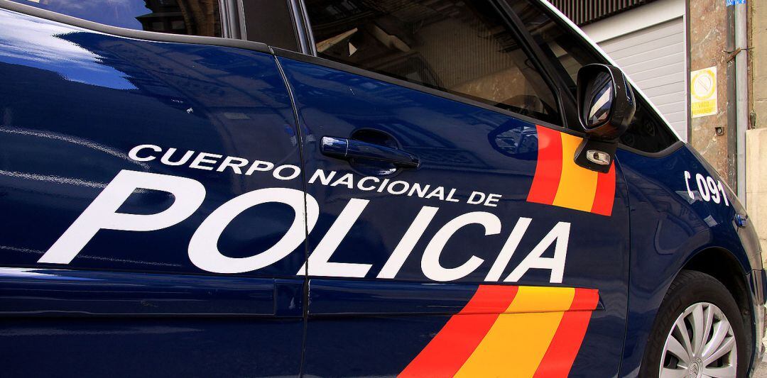 Vehículo de la Policía Nacional.