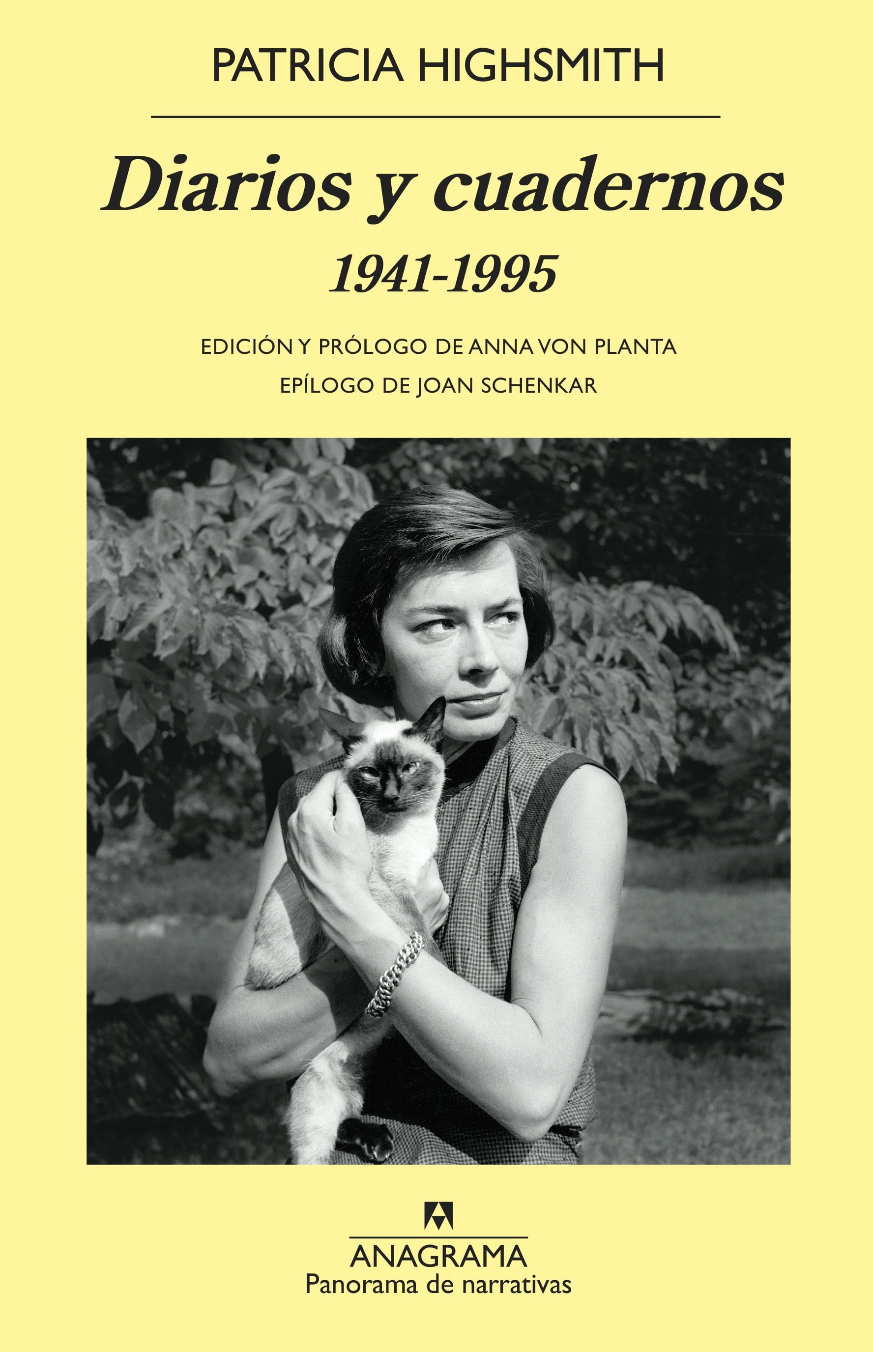 Portada de &#039;Diarios y cuadernos 1941-1995&#039; de Patricia Highsmith