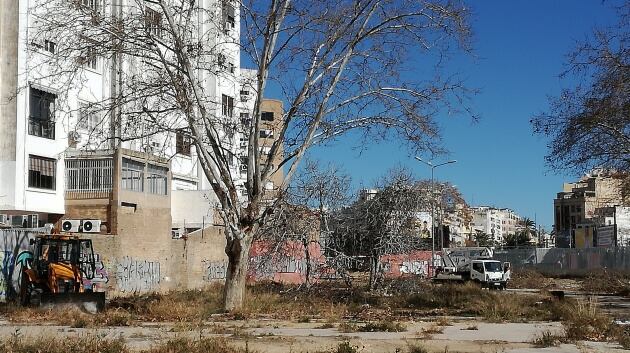 Trabajos en la zona de plataneros 