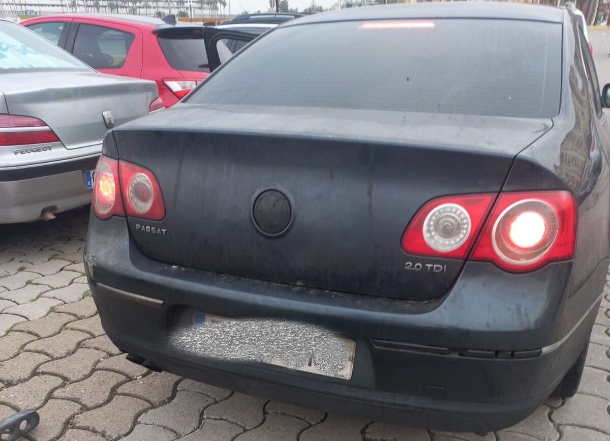 Taxi pirata intervenido en Algeciras