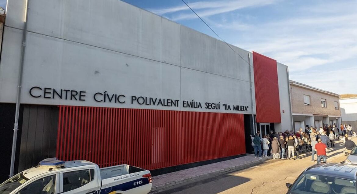 El nuevo Centro Social Polivalente "Tia Milieta". Fuente: RRSS AJuntament de Barxeta