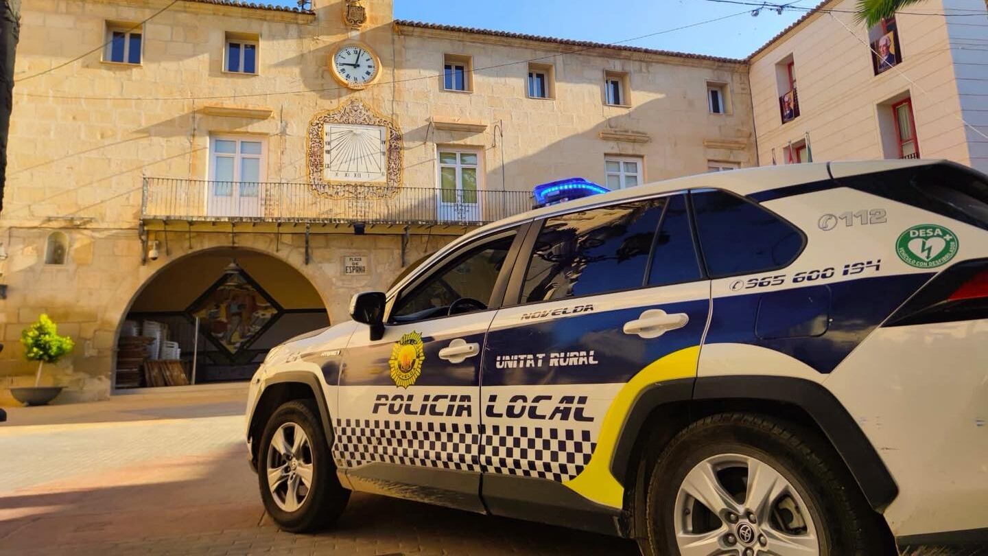 Imagen de archivo de la Policía Local de Novelda