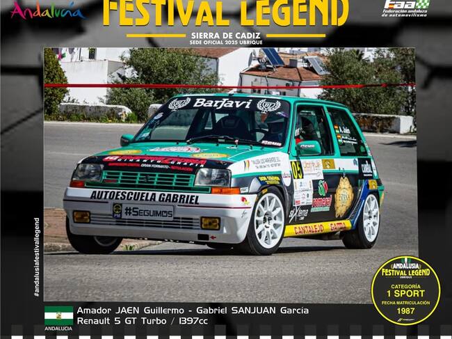 Andalusia Legends nueva participación del equippo de Peyo Competición