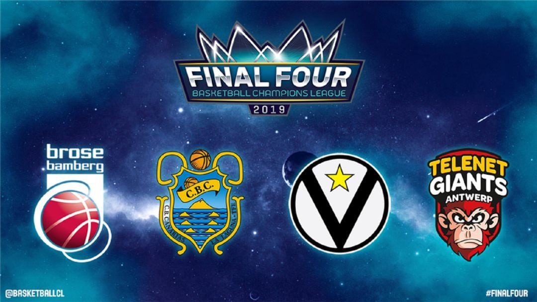 La Final Four se jugará en Amberes del 3 al 5 de mayo