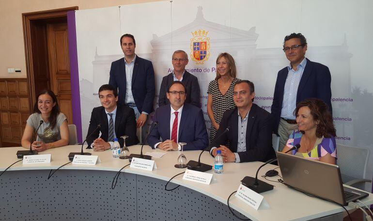 El equipo de gobierno del Ayuntamiento de Palencia hace balance de su actividad del último año