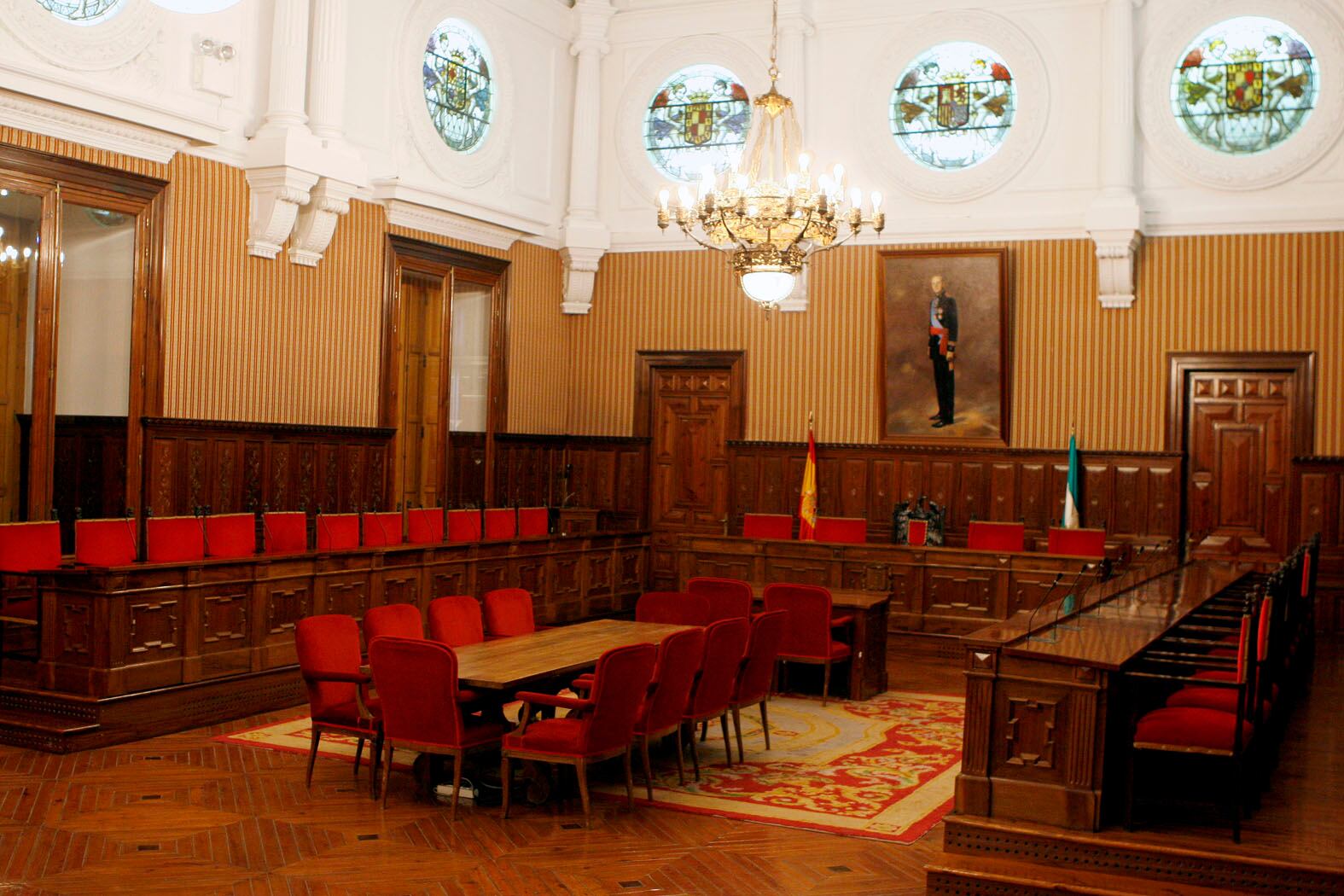 Salón de plenos de la Diputación de Jaén