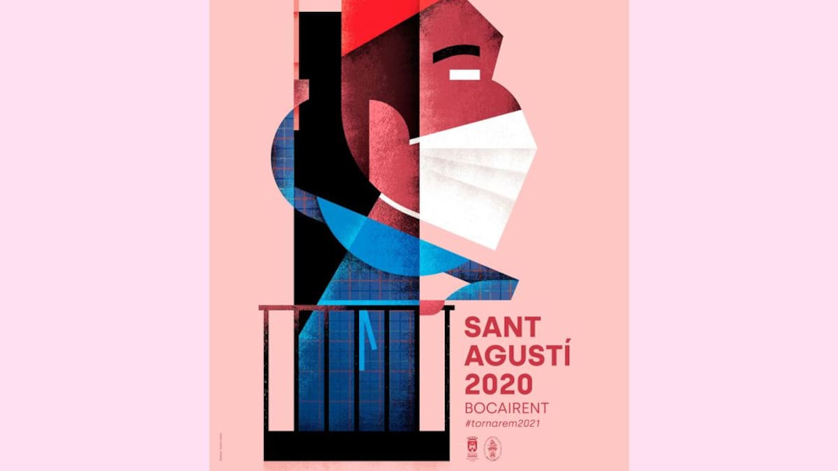 Vicent Ramón dissenya un cartell especial per a les no Festes 2020 de Bocairent
