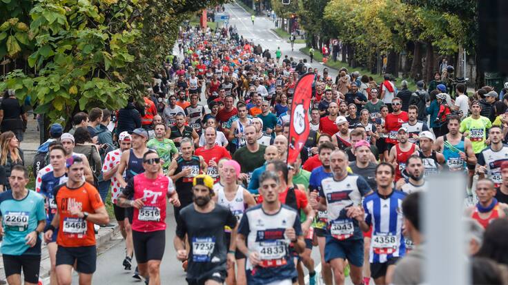 Rosa Luna e Iraitz Arrospide antes de competir en la 60ª edición de la Behobia: "Es un día muy marcado en el calendario"