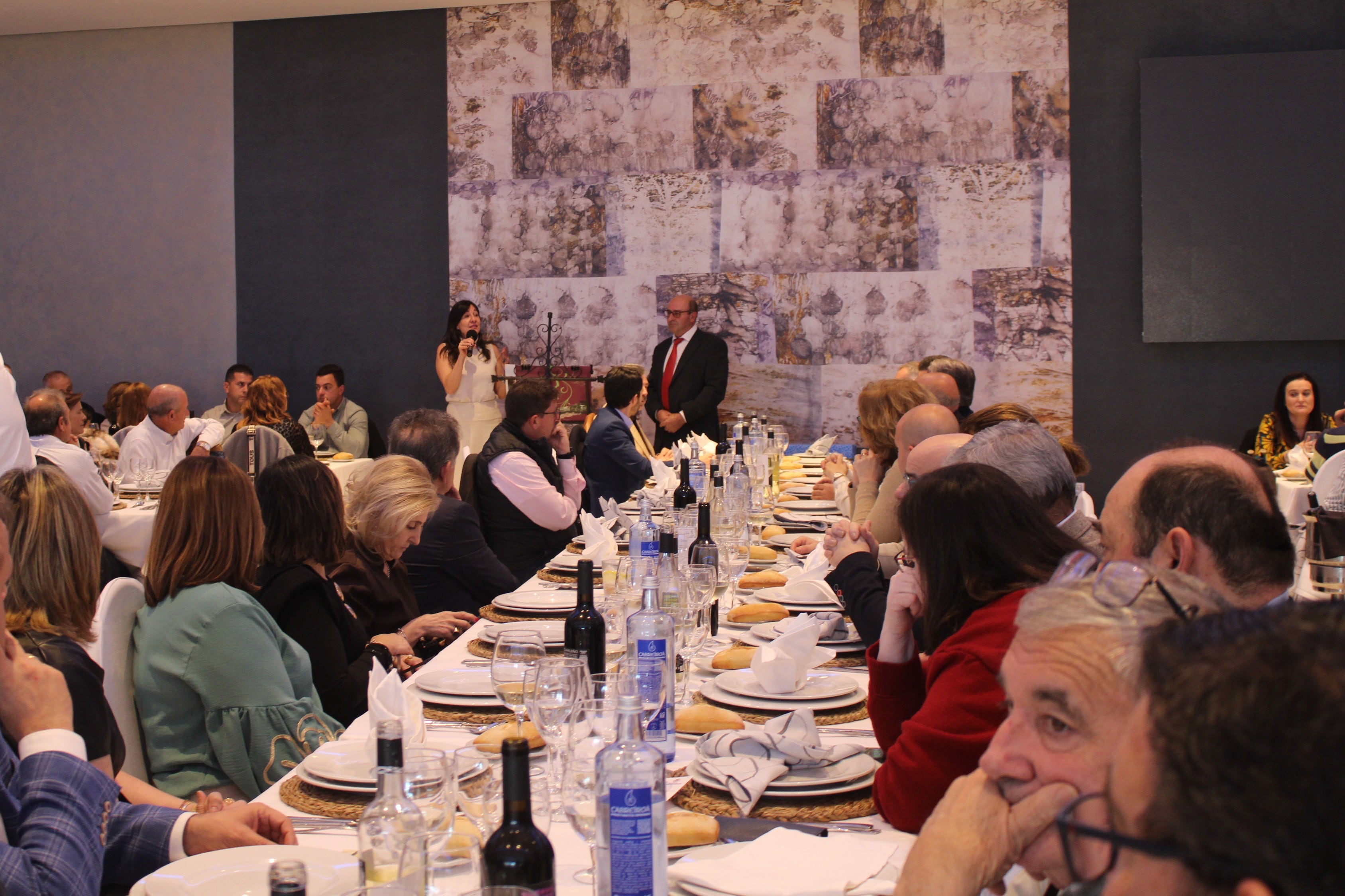 Blanca Fernández, en la comida de hermandad de la Sociedad Cooperativa Los Pozos de Damiel