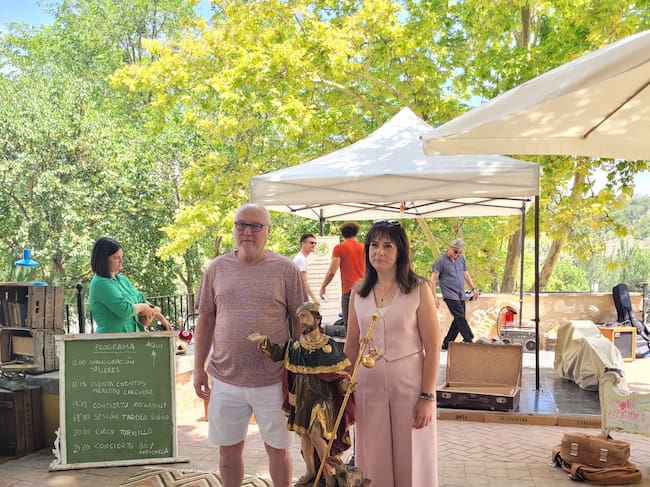 Momento de la inauguración de la Fira