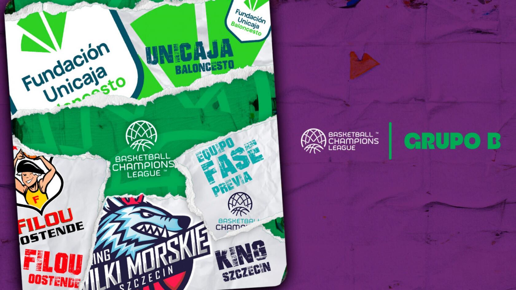 El Unicaja encuadrado en el grupo B de la BCL ante el Oostende belga y King Szczecin polaco