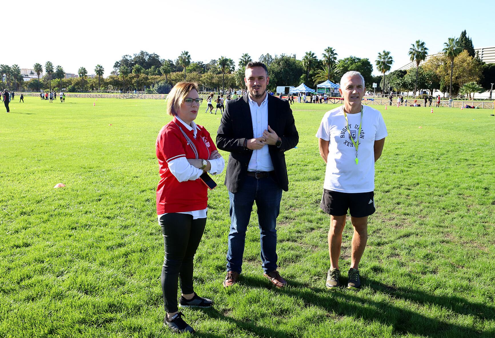 Jesús Alba asistió  a la Jornada de Rugby