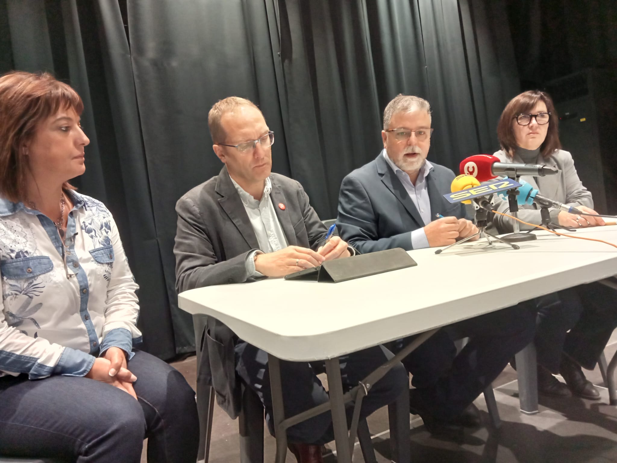 Momento de la rueda de prensa