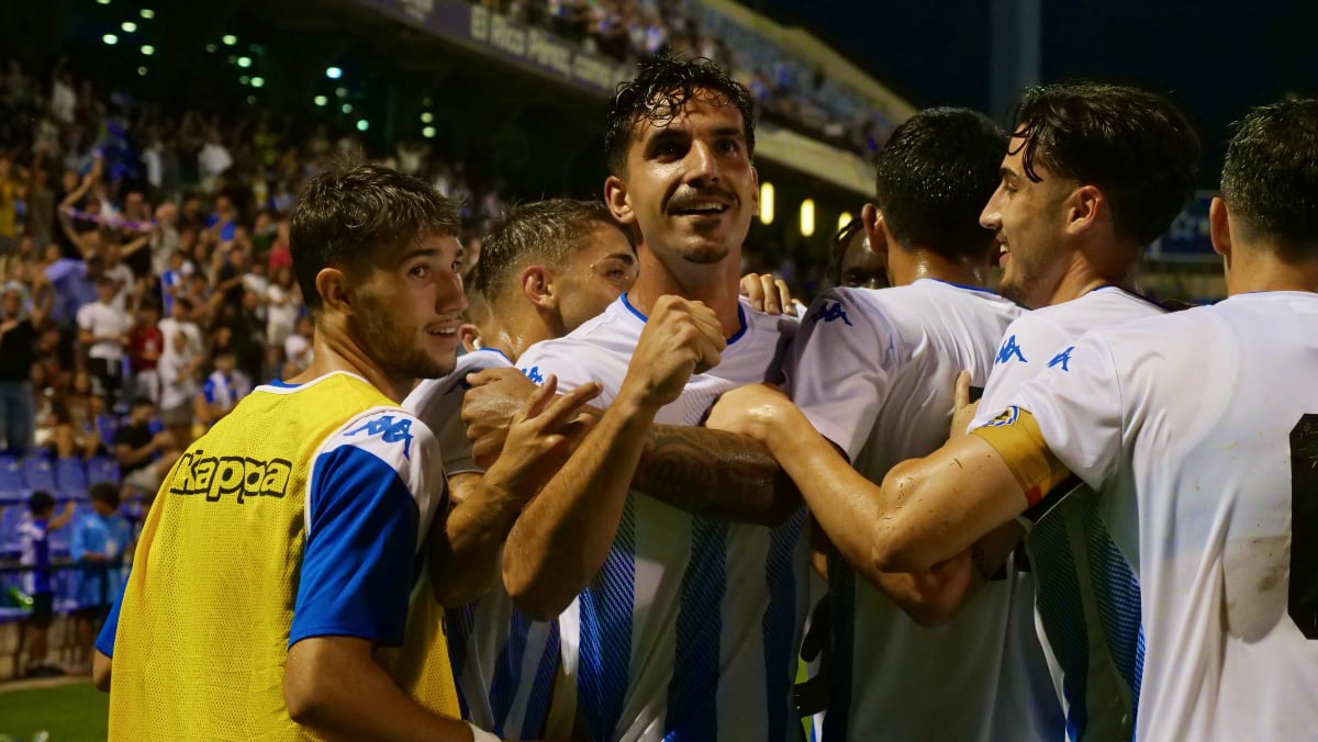 Celebración del gol - HCF